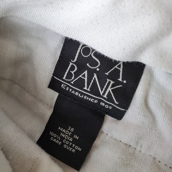 Jos A Bank Madras Shorts Plaid Patchwork 38 Blue - Picture 3 of 8